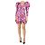 Isabel Marant Abito mini arricciato stampato rosa - taglia UK 10