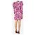 Isabel Marant Abito mini arricciato stampato rosa - taglia UK 10 - vista 3