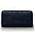Gucci Navy Leder Langbörse Marineblau - Ansicht 3