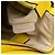 LOEWE Mini Bumbag Puzzle em Couro de Bezerro Amarelo - vista 6