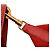 Céline Borsa a secchiello media in pelle rossa Celine con tracolla Rosso - vista 9