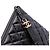 Chanel Nero Grande Clutch Gabrielle O in Pelle Invecchiata - vista 7