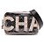 Camera Borsa a tracolla in tela rivestita nera con logo Camelia di Chanel