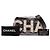 Camera Borsa a tracolla in tela rivestita nera con logo Camelia di Chanel - vista 14