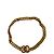 Collana Choker Chanel Modello Torciglione Dorata D'oro