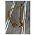 Collana Choker Chanel Modello Torciglione Dorata D'oro - vista 3