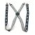 Suspenders avec logo Méduse de Versace - vue 2