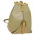 Versace Zaino in pelle beige oro Auth bs27362 D'oro