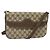 Gucci Bolso de Hombro GG Supreme PVC Beige Dorado 004 256 0024 Auth ki5813