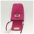 CHANEL Borsa a Spalla Choco Bar con Catena in Camoscio Rosa CC Auth 135452 - vista 10