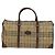 Autre Marque Borsa Boston Burberrys Nova Check in pelle PVC 2 vie beige oro Auth 131032 D'oro - vista 13