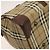 Autre Marque Borsa Boston Burberrys Nova Check in pelle PVC 2 vie beige oro Auth 131032 D'oro - vista 15