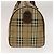 Autre Marque Borsa Boston Burberrys Nova Check in pelle PVC 2 vie beige oro Auth 131032 D'oro - vista 3