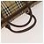 Autre Marque Borsa Boston Burberrys Nova Check in pelle PVC 2 vie beige oro Auth 131032 D'oro - vista 7