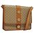 Céline Borsa a Spalla in Tela Macadam CELINE PVC Beige Oro Auth 133028 D'oro