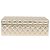 CHANEL Matelassé Schmuckkästchen Schmuckbox Lammleder Gold CC Auth 129974SM Golden - Ansicht 2
