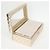 CHANEL Matelassé Schmuckkästchen Schmuckbox Lammleder Gold CC Auth 129974SM Golden - Ansicht 8