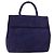 PRADA Borsa a Mano Camoscio Viola Oro Auth 132139 D'oro Porpora