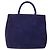 PRADA Borsa a Mano Camoscio Viola Oro Auth 132139 D'oro Porpora - vista 2