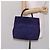 PRADA Borsa a Mano Camoscio Viola Oro Auth 132139 D'oro Porpora - vista 21
