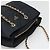 Borsa a Spalla con Catena PRADA in Nylon Blu Navy Oro Auth sw1307 D'oro - vista 6