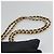 Borsa a Spalla con Catena PRADA in Nylon Blu Navy Oro Auth sw1307 D'oro - vista 8