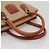Céline CELINE Macadam Canvas Hand Bag PVC Leather Beige Gold Auth 132516 Golden - view 7