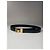 Céline Cintura in pelle nera con logo carrozza vintage Celine Nero - vista 10