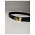Céline Cintura in pelle nera con logo carrozza vintage Celine Nero - vista 2