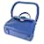 Versace Medusa-Logo 2-Wege-Ketten-Schultertasche Blau  - Ansicht 12