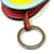 Ring Schlüsselanhänger Charm Camaieu Horse von Hermès Blau Golden  - Ansicht 11
