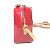 Borsa Louis Vuitton Santa Monica Monogram Vernis Rosso Fuschia - vista 3