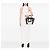 Céline Celine Tote Luggage in Nubuck Tricolore Bianco e Pelle di Vitello - vista 10