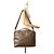 Fendi Braun Zucca beschichtete Canvas Karligraphy Reisetasche - Ansicht 12