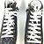 Sneakers alte Louis Vuitton Rainbow Stellar Line Nero Multicolore - vista 4