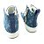 Sneakers Stellar Line in Denim Monogram Louis Vuitton Bianco Blu - vista 2