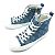 Sneakers Stellar Line in Denim Monogram Louis Vuitton Bianco Blu - vista 3