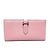 Hermès Cartera Larga Soufflet Bearn Hermes Rosa