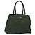 PRADA Tote Bag aus Nylon Khaki Silber authentisch bs28055