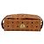 Pochette Vicetos in PVC Pelle MCM Logogram Marrone Oro Auth BA4160 D'oro - vista 13