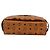 Pochette Vicetos in PVC Pelle MCM Logogram Marrone Oro Auth BA4160 D'oro - vista 2