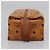 Pochette Vicetos in PVC Pelle MCM Logogram Marrone Oro Auth BA4160 D'oro - vista 3