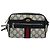 Borsa a Spalla Gucci GG Supreme Sherry Line PVC Blu Navy Rosso Auth 135549 - vista 13