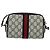 Borsa a Spalla Gucci GG Supreme Sherry Line PVC Blu Navy Rosso Auth 135549 - vista 2