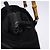 Borsa Tote in Nylon Nero e Argento Gucci Bamboo 000 1998 0508 Auth bs28079 - vista 9