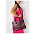 Saint Laurent Borsa tote piccola in pelle Sac De Jour bordeaux Bordò - vista 3