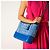 Chanel Bolsa de ombro Gabrielle média em couro de cordeiro matelassé tweed azul - vista 4