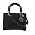 Borsa Lady Dior Cannage in nylon nero di Christian Dior