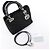 Borsa Lady Dior Cannage in nylon nero di Christian Dior - vista 15