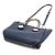 Borsa in pelle da donna BREGANCON di Moreau Argento Blu navy - vista 3